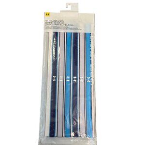 Under Armour Womens Non-Slip Headbands Blue & White Set Of 6